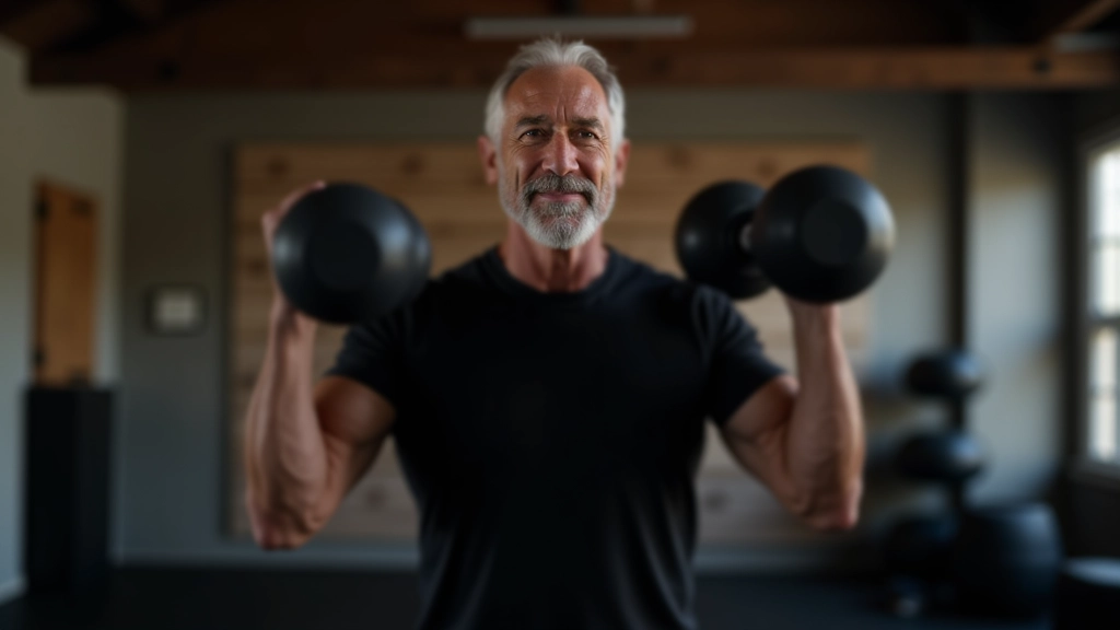 Trainer demonstrating proper form for a scaled movement variation with athlete in a functional training gym setting
